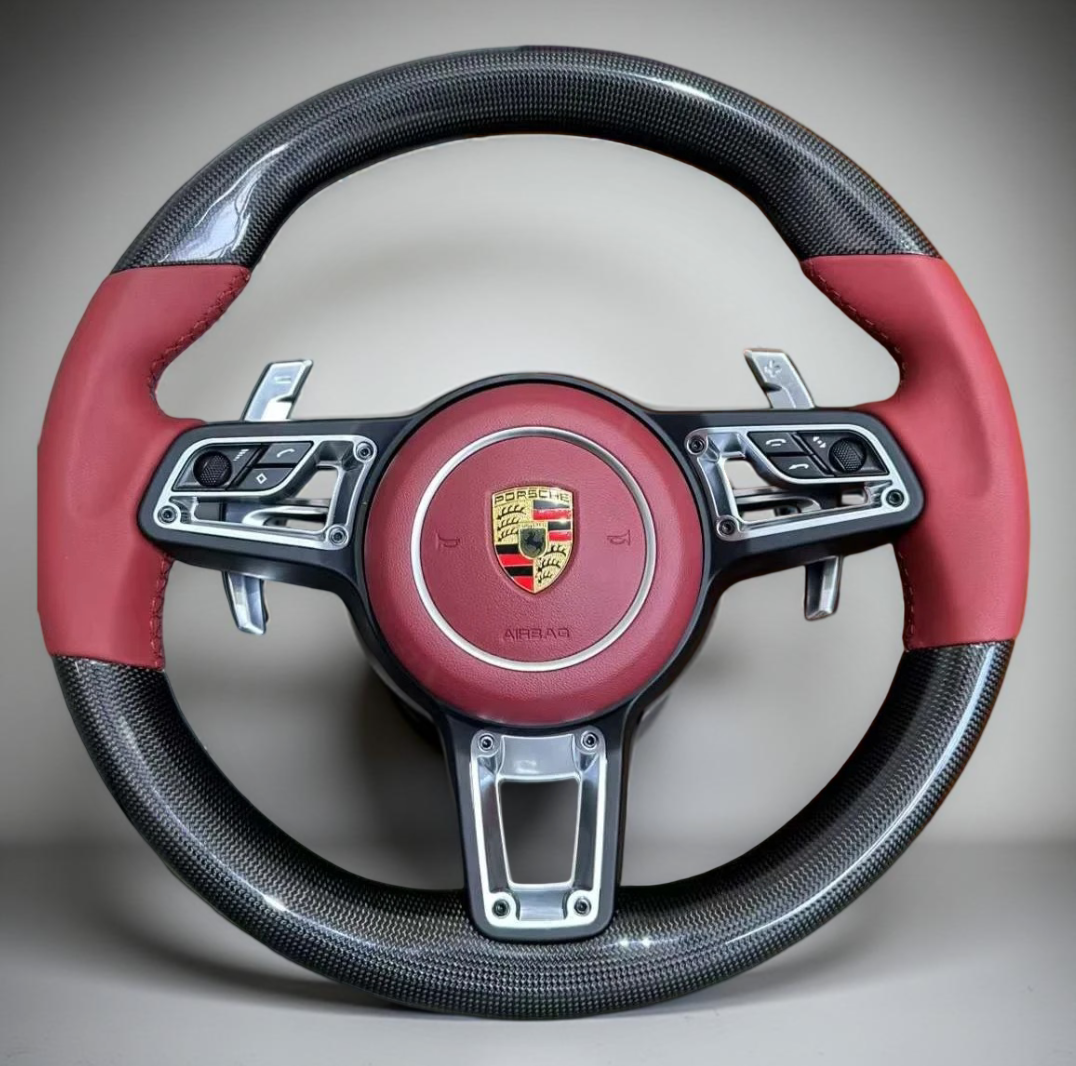 Volante Porsche – Carbono y Cuero