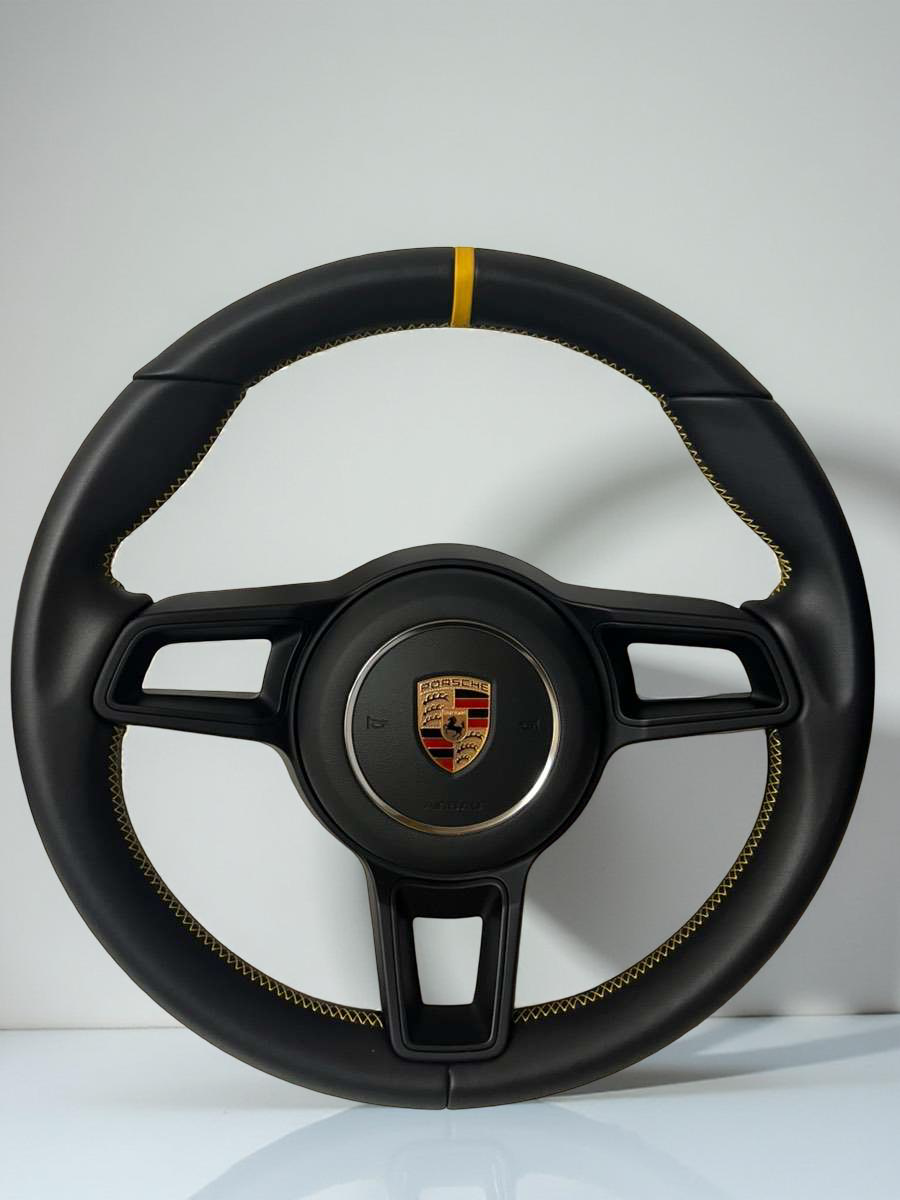 Volante Porsche – Cuero Negro