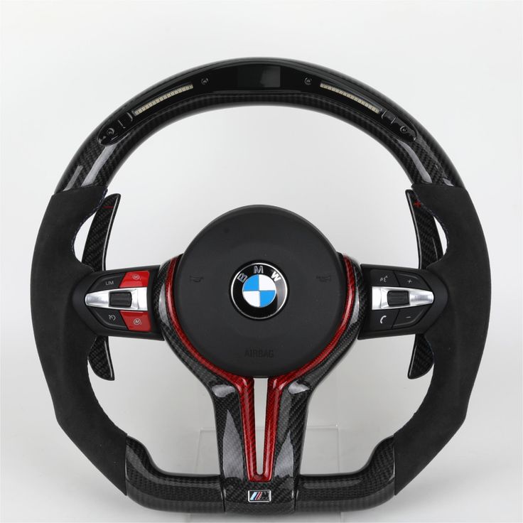 Volante BMW M – Carbono Forjado Rojo Alcántara Display LED