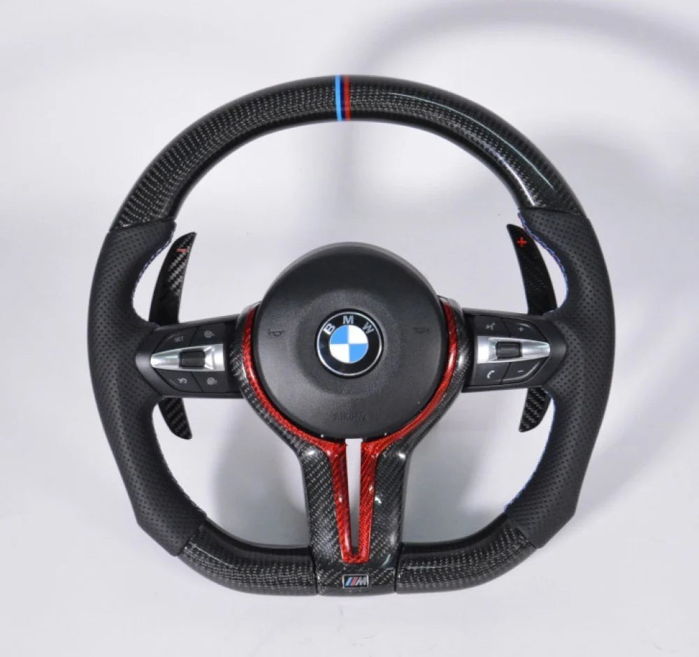 Volante BMW M – Carbono Rojo Detalles M