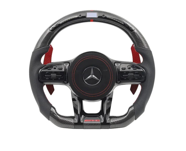 Volante Mercedes-Benz AMG – Fibra de Carbono con Pantalla LED