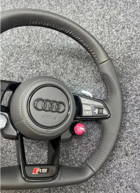 Volante Audi RS – Cuero Microperforado - BlackLine Custom