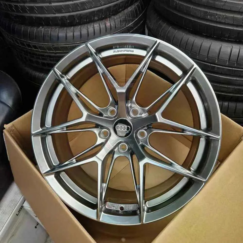Llantas Deportivas Estilo Audi de Diez Radios Finos – Gris Grafito