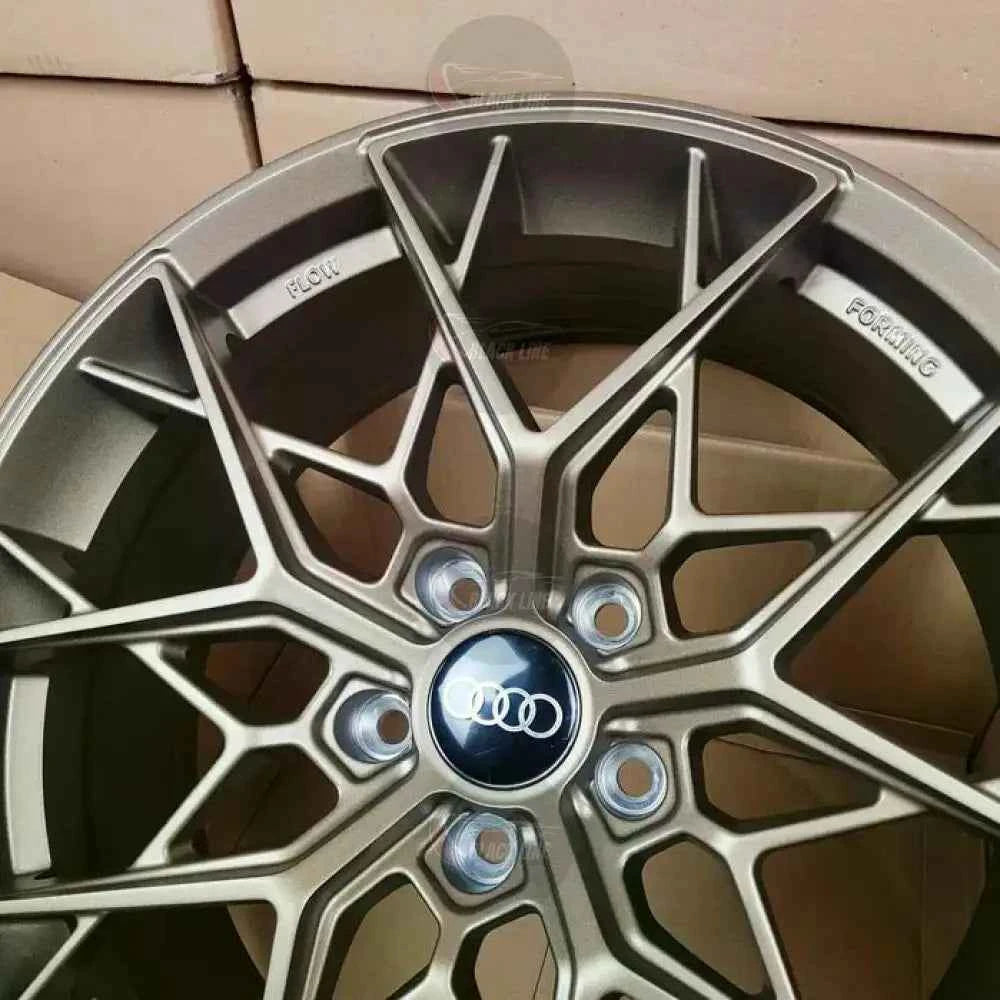 Llantas Deportivas Estilo Audi Multirradio Geométrico – Gris Grafito