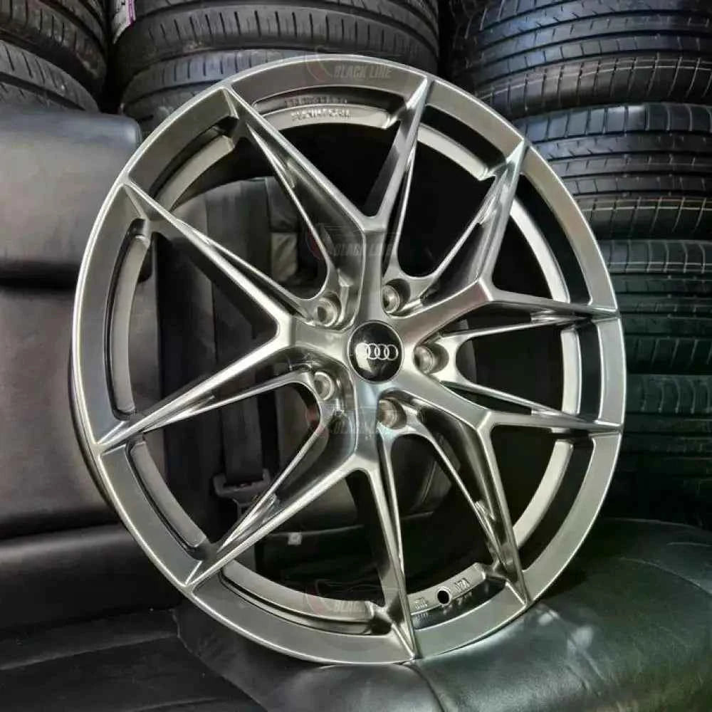 Llantas Deportivas Estilo Audi Multirradio Ramificado – Gris Grafito