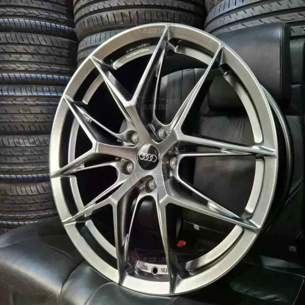 Llantas Deportivas Estilo Audi Multirradio Ramificado – Gris Grafito