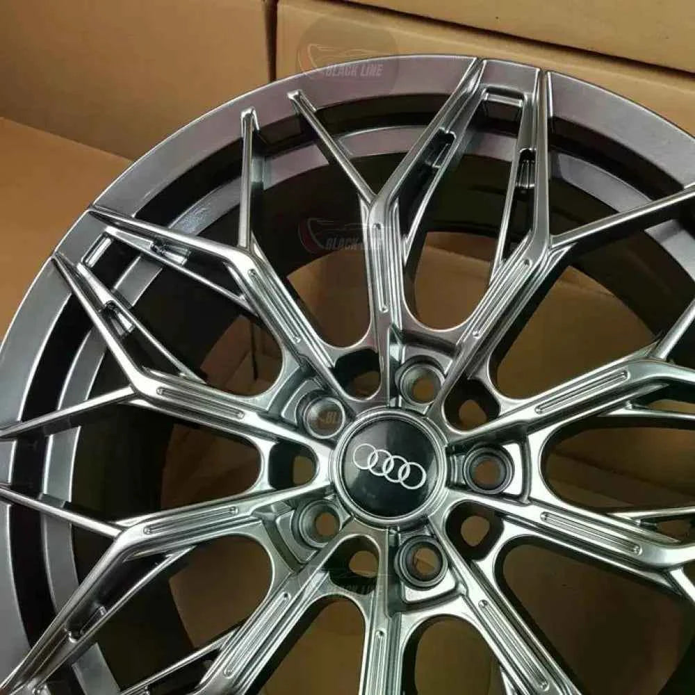 Llantas Deportivas Estilo Audi Multirradio Ramificado – Gris Grafito