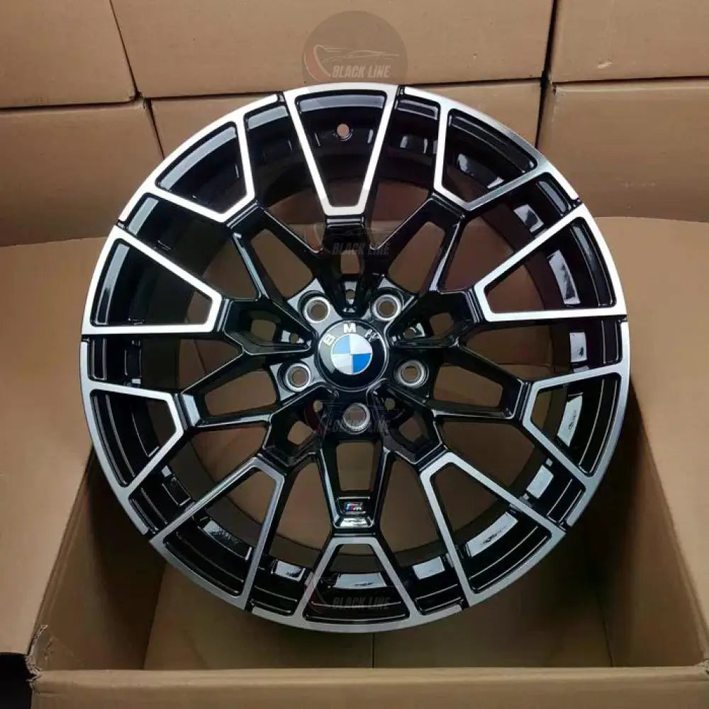 Llantas Deportivas Estilo BMW con Radios En Y – Negro y Plata