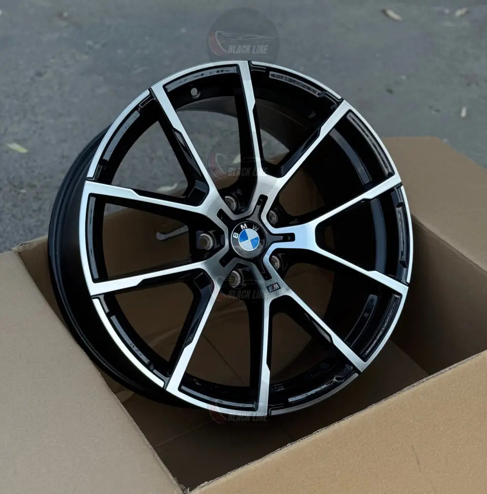 Llantas Deportivas Estilo BMW con Radios En Y – Negro y Plata