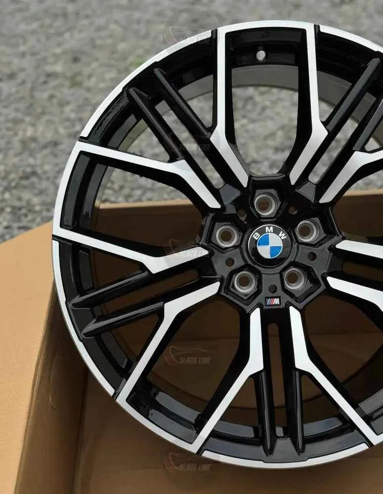 Llantas Deportivas Estilo BMW con Radios En Y – Negro y Plata