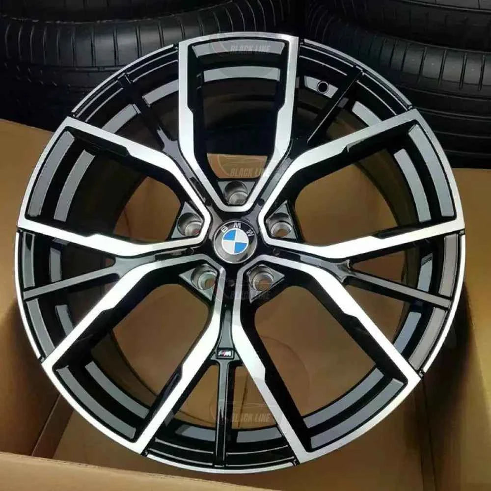 Llantas Deportivas Estilo BMW con Radios En Y – Negro y Plata