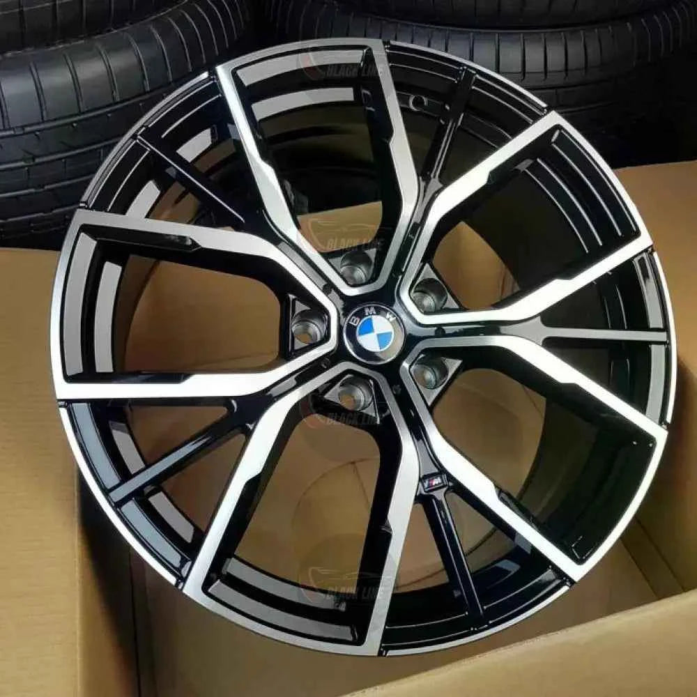 Llantas Deportivas Estilo BMW con Radios En Y – Negro y Plata