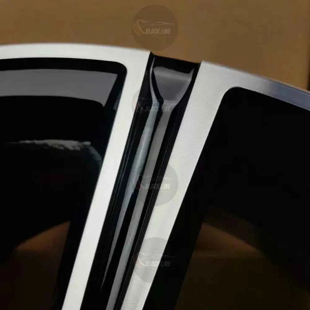 Llantas Deportivas Estilo BMW de Cinco Radios Dobles – Negro y Plata