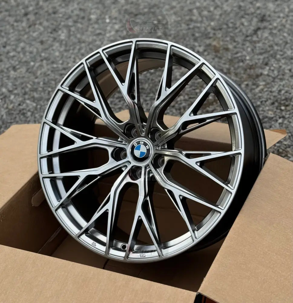 Llantas Deportivas Estilo BMW de Diez Radios Finos – Gris Grafito