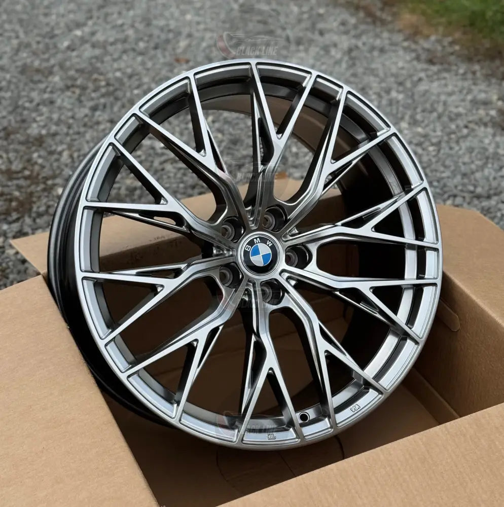 Llantas Deportivas Estilo BMW de Diez Radios Finos – Gris Grafito