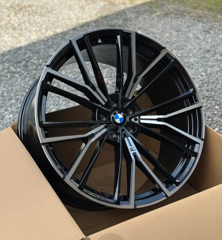 Llantas Deportivas Estilo BMW Multirradio Fino – Negro y Plata