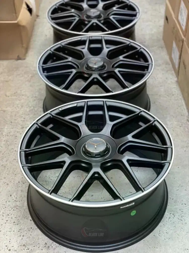 Llantas Deportivas Estilo Mercedes Cinco Radios Dobles – Gris Grafito