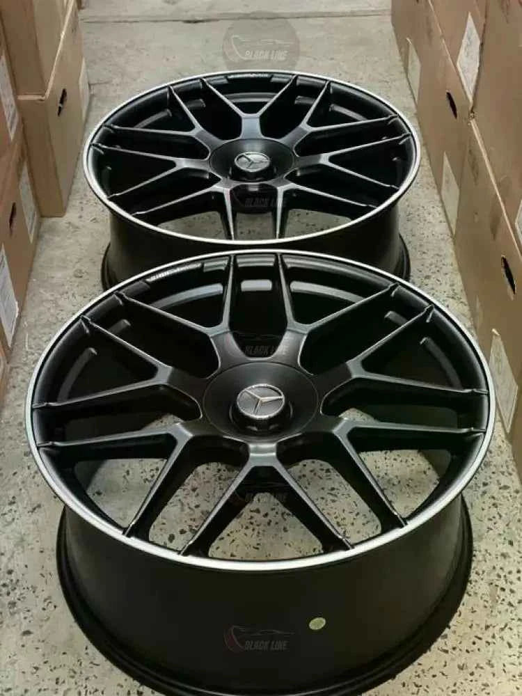 Llantas Deportivas Estilo Mercedes de Diez Radios – Gris Grafito