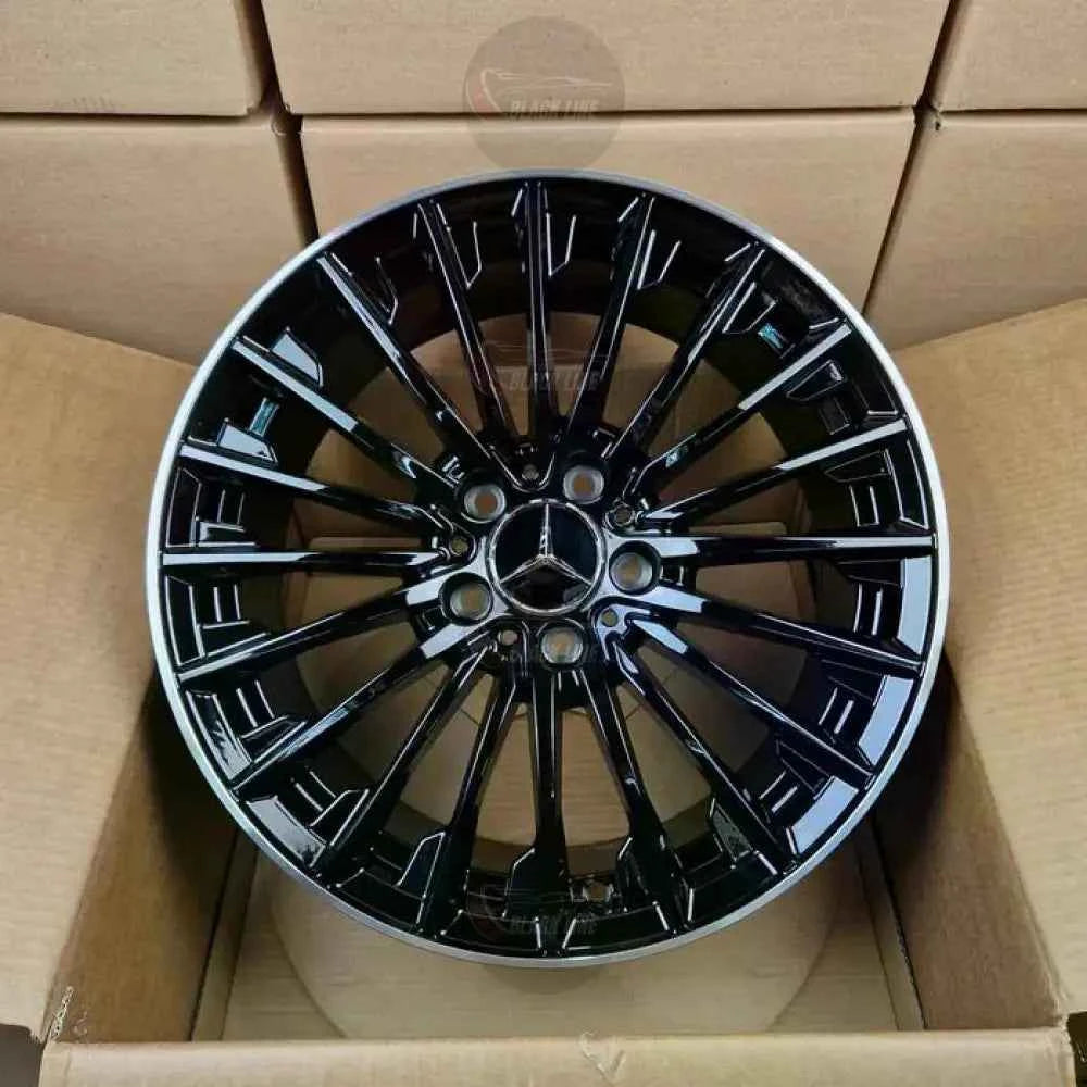 Llantas Deportivas Estilo Mercedes Multirradio Fino – Negro