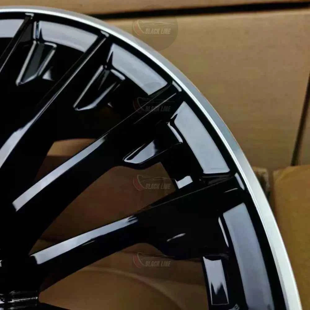 Llantas Deportivas Estilo Mercedes Multirradio Fino – Negro