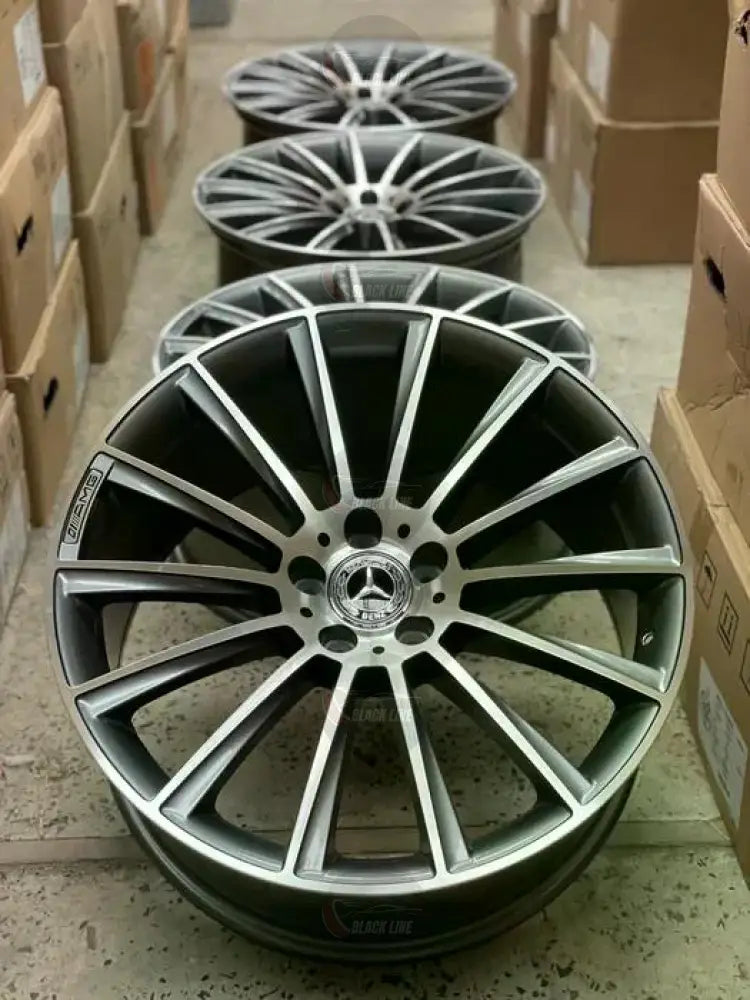 Llantas Deportivas Estilo Mercedes Multirradio Fino – Plata