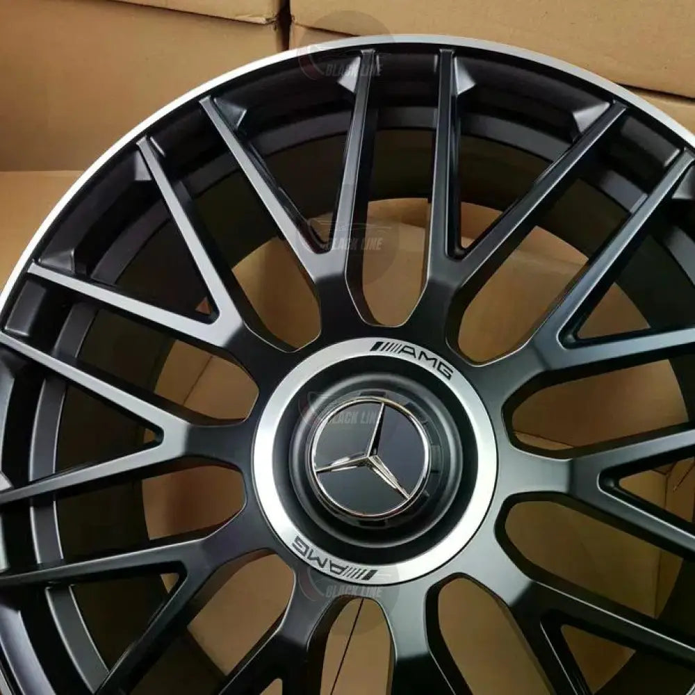 Llantas Deportivas Estilo Mercedes Multirradio Radial – Negro y Plata