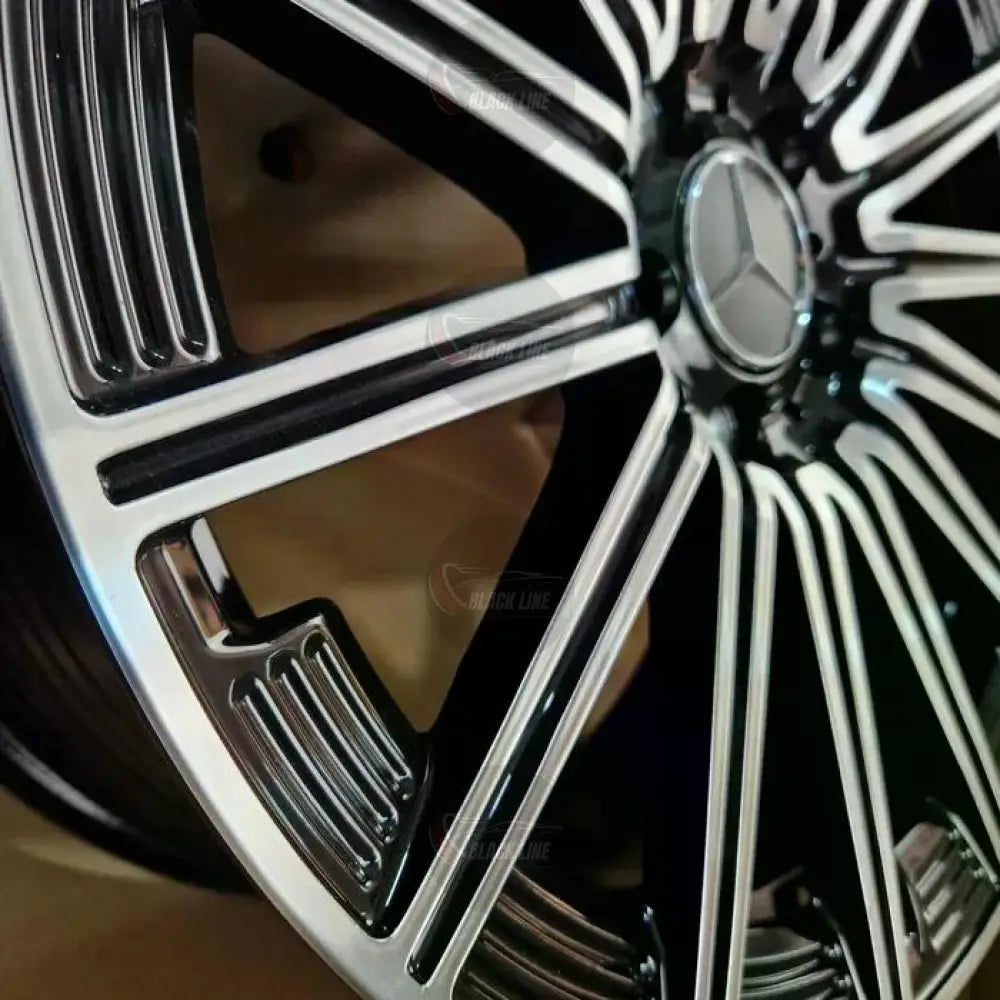 Llantas Deportivas Estilo Mercedes Multirradio Radial – Negro y Plata