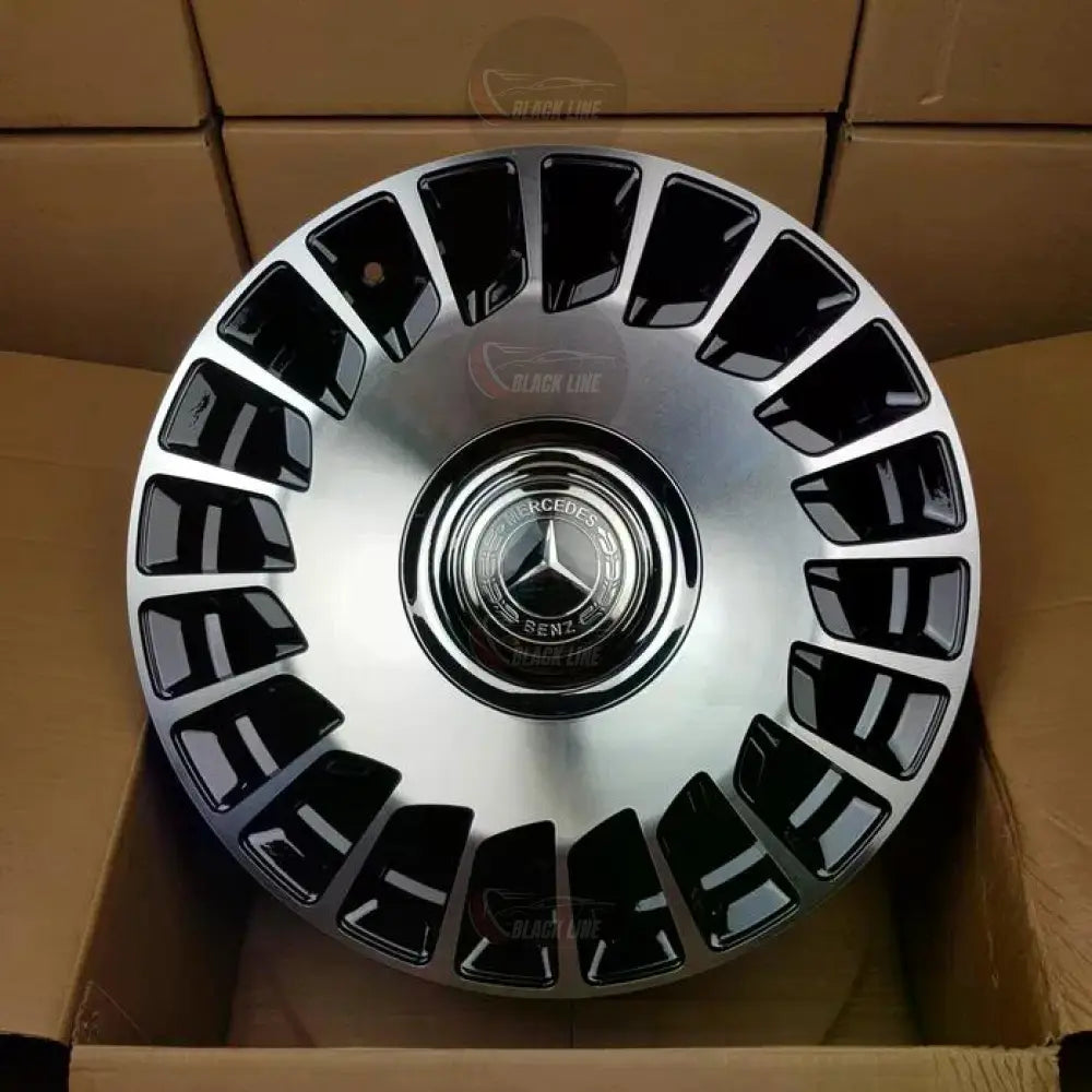 Llantas Deportivas Estilo Mercedes Multirradio Radial – Negro y Plata