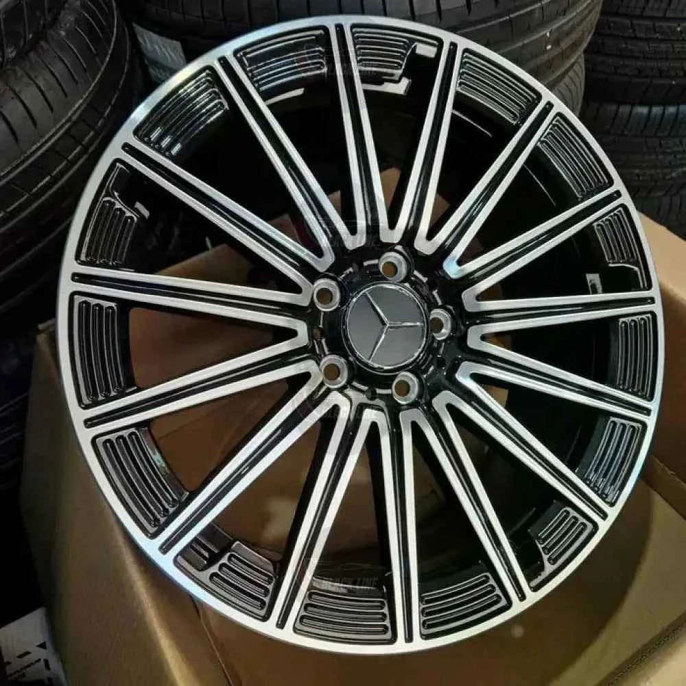 Llantas Deportivas Estilo Mercedes Multirradio Radial – Negro y Plata