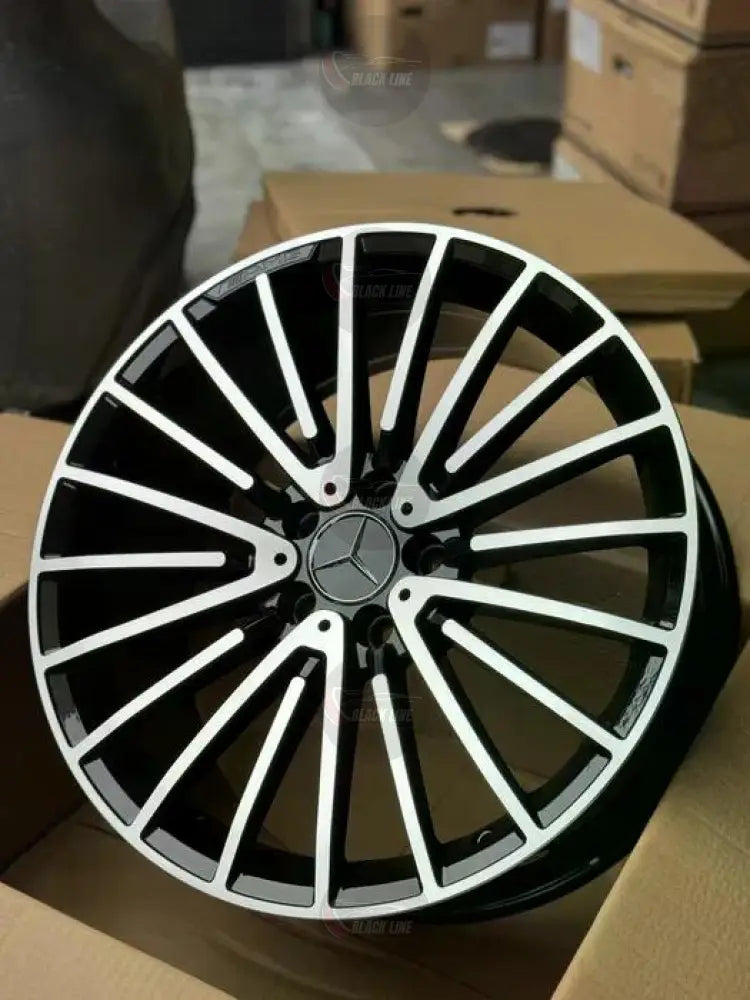 Llantas Deportivas Estilo Mercedes Multirradio Radial – Negro y Plata