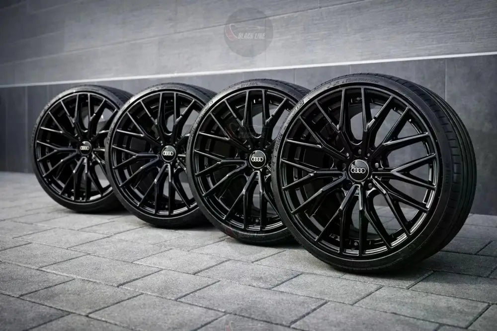 Llantas Deportivas Estilo Volkswagen Multirradio Geométrico – Negro