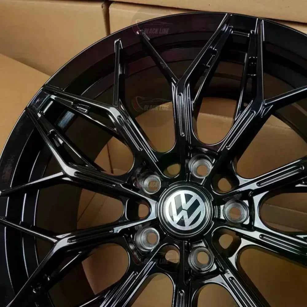 Llantas Deportivas Estilo Volkswagen Multirradio Ramificado – Negro