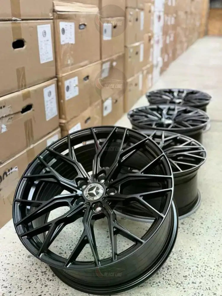 Llantas Deportivas Estilo Volkswagen Multirradio Ramificado – Negro
