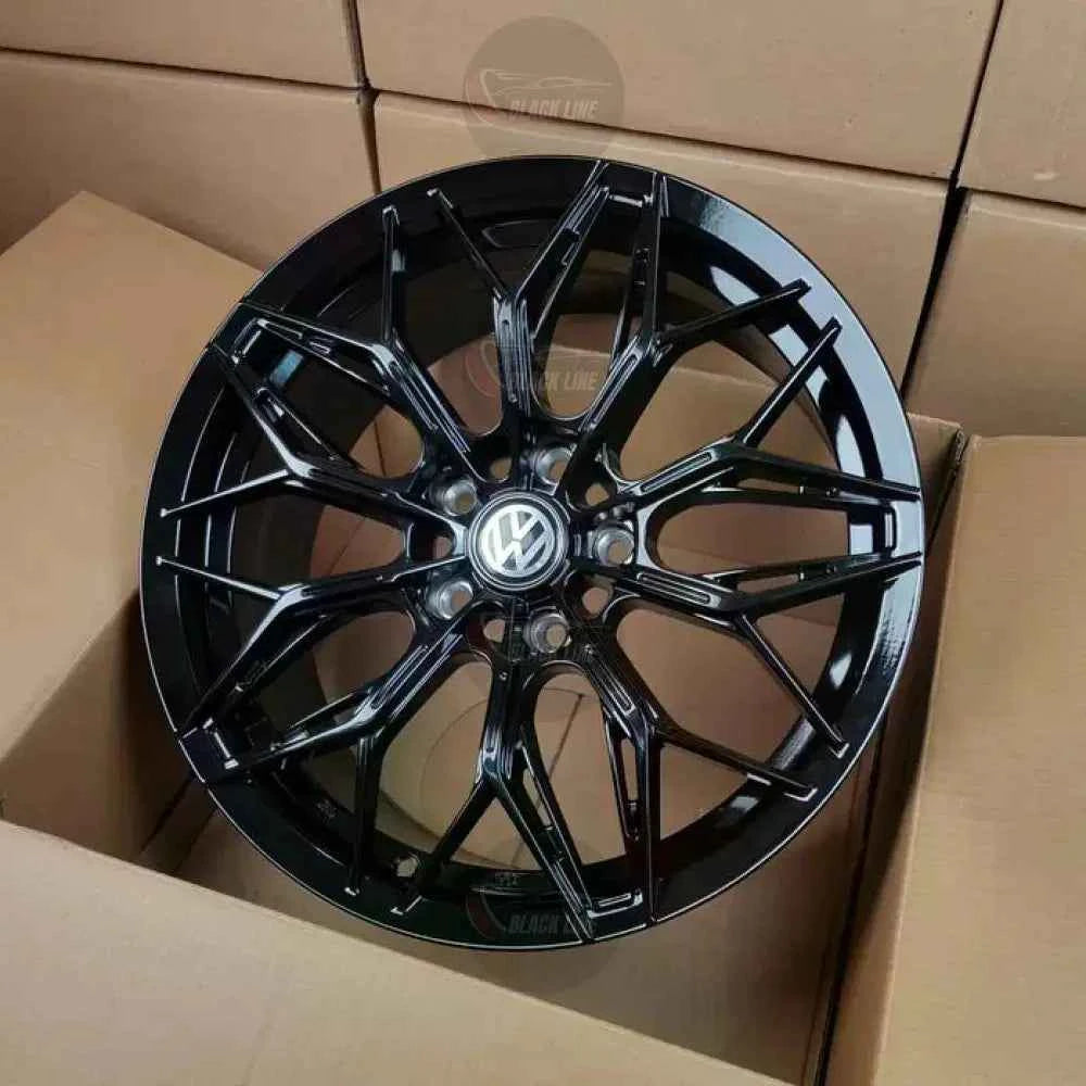 Llantas Deportivas Estilo Volkswagen Multirradio Ramificado – Negro