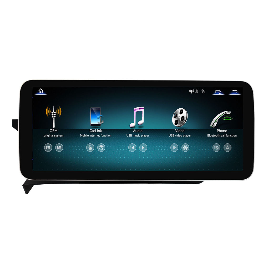 Pantalla Linux para Mercedes-Benz Clase C W205 GLC X253 V W447 2015–2018 – 10,25 pulgadas / 12,8 pulgadas