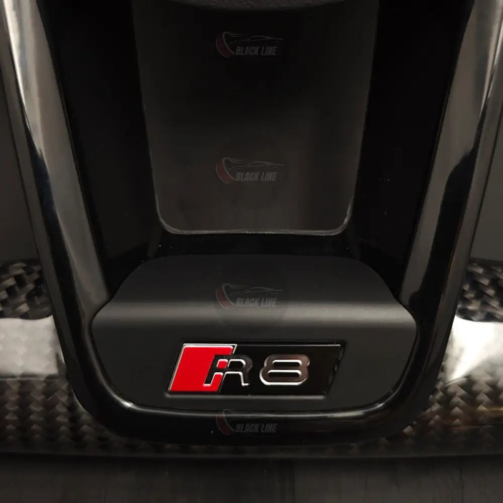 Volante Audi RS Performance en Fibra de Carbono y Alcantara con Levas Multifunción y Costuras Blancas