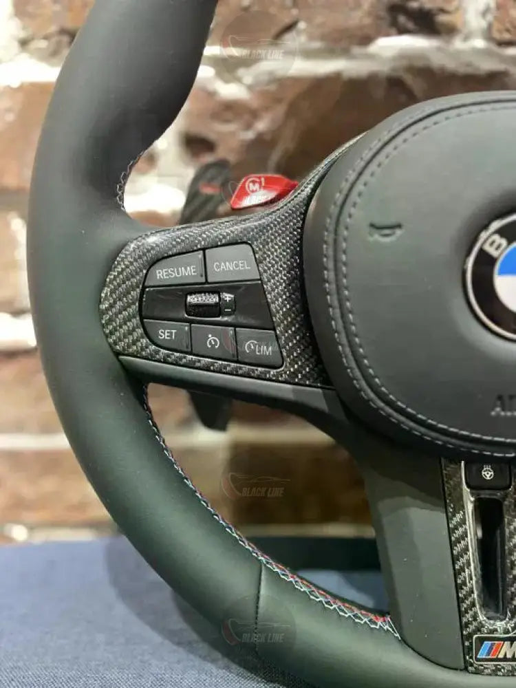 Volante BMW M Performance en Fibra de Carbono y Alcantara con Levas Rojas M1/M2 y Multifunción