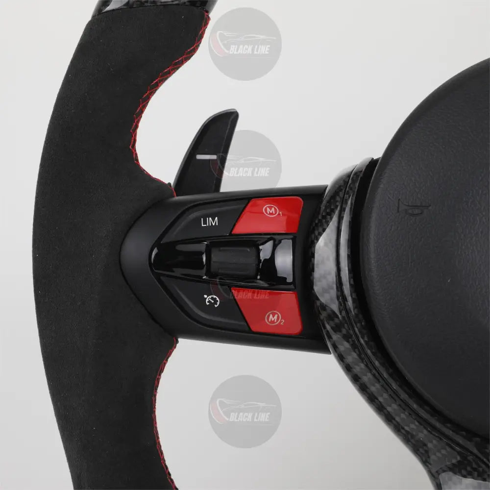 Volante BMW M Performance en Fibra de Carbono y Alcantara con Race Display Levas M1/M2 y Multifunción