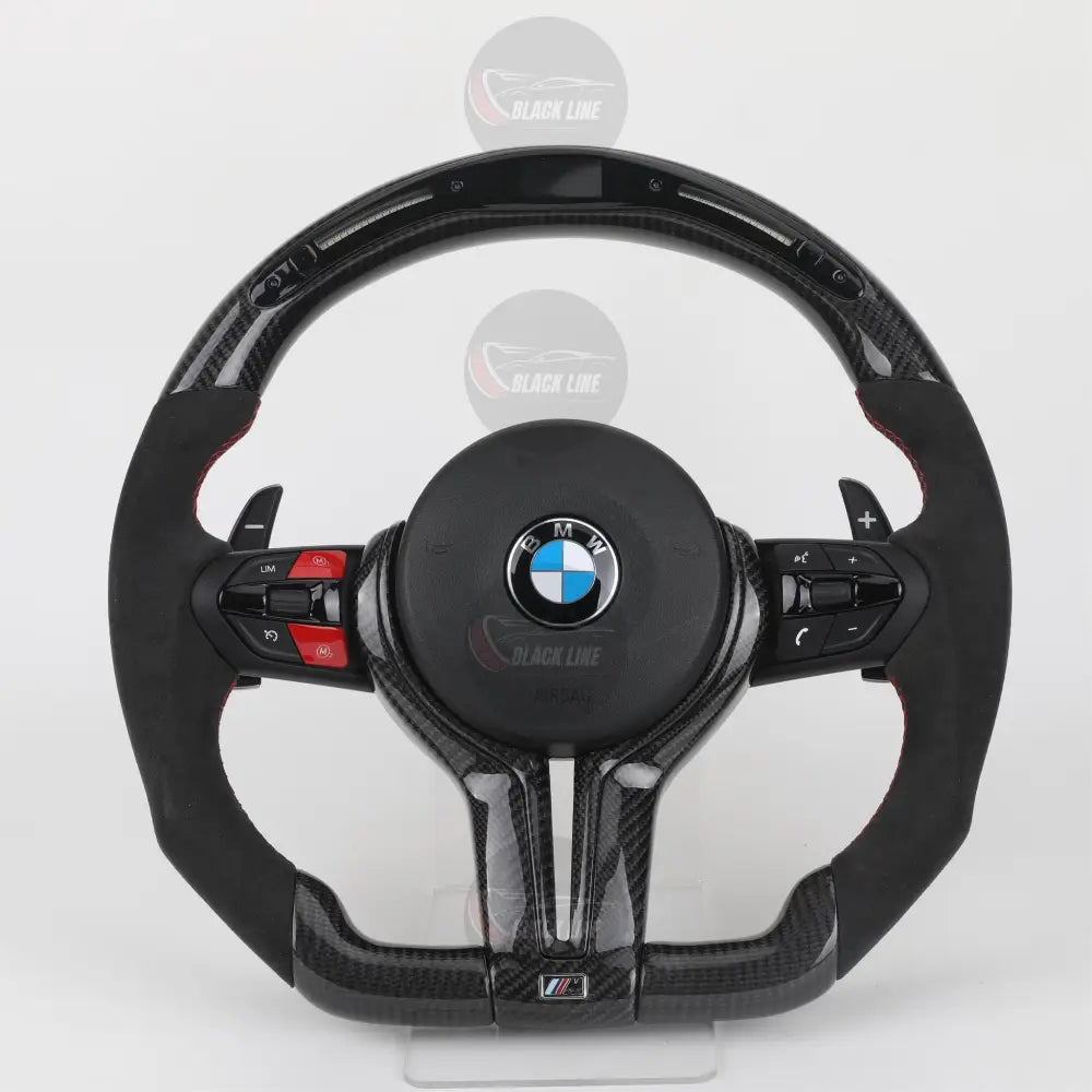 Volante BMW M Performance en Fibra de Carbono y Alcantara con Race Display Levas M1/M2 y Multifunción