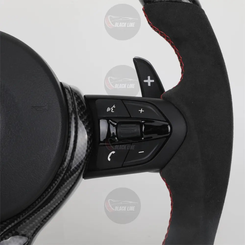 Volante BMW M Performance en Fibra de Carbono y Alcantara con Race Display Levas M1/M2 y Multifunción