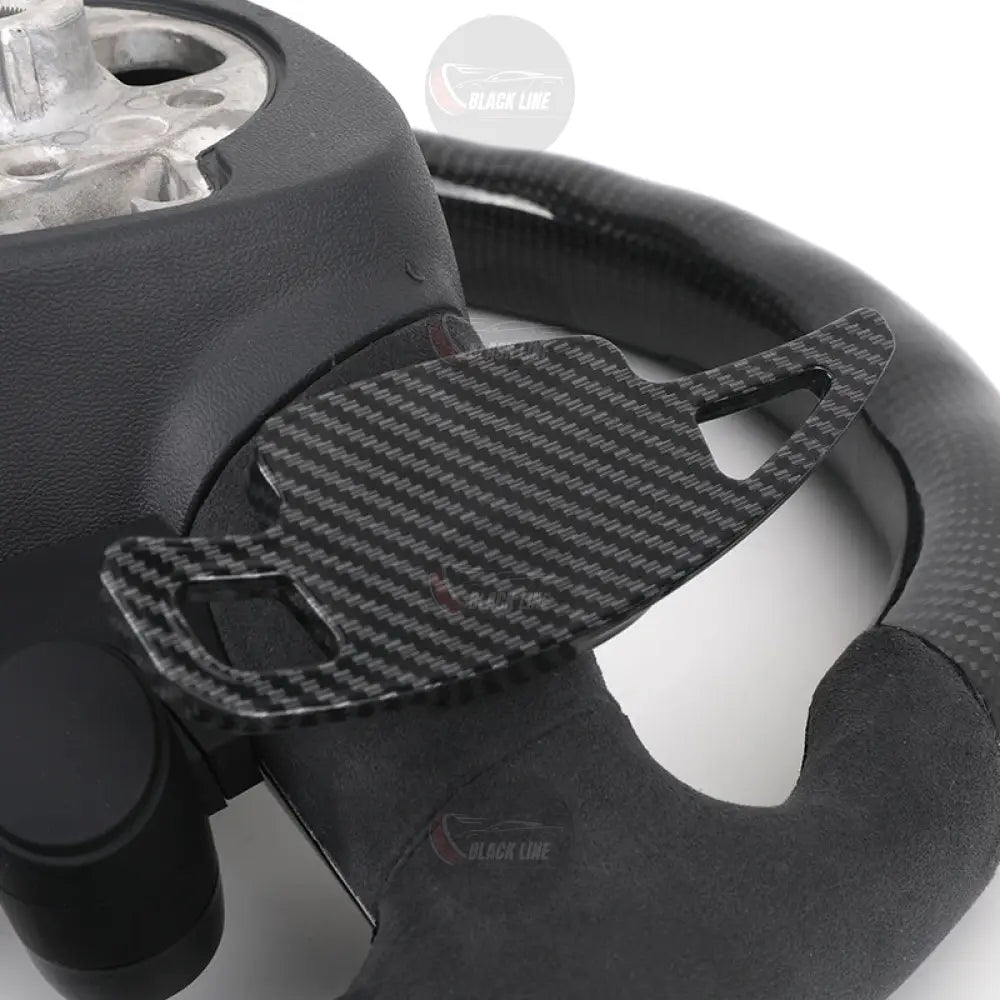 Volante Deportivo Audi de Carbono y Alcántara con LED Levas Drive Select Start Engine Stop y Airbag Incluido